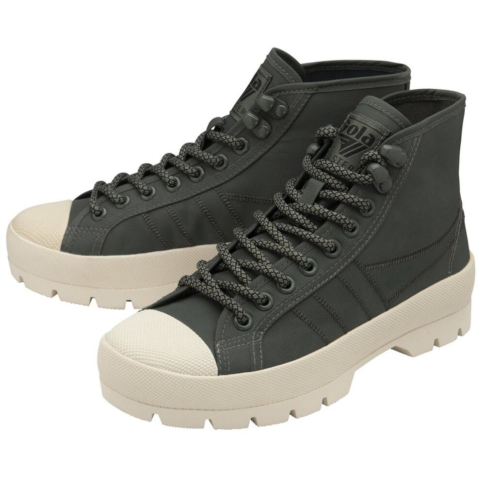 Gola Classics Women's Coaster Peak High Hiker Sneakers Slate Off White Size 7